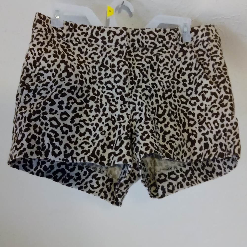 J. Crew Leopard Print Shorts size 6
